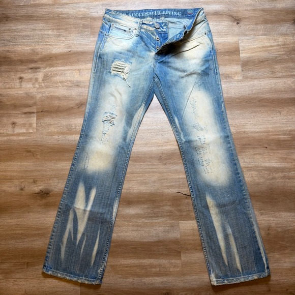 Diesel Other - Diesel Light Blue Distressed Bootcut Jeans